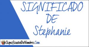 Significado Stephanie